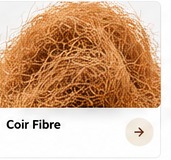 Natural coconut coir fibre from India